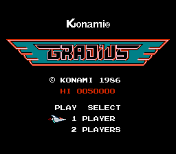 Gradius - Nintendo Famicom - Complete