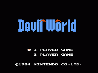 Devil World - Nintendo Famicom - Complete