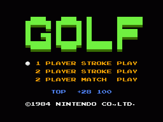 Golf (Silver Box) - Nintendo Famicom - Complete