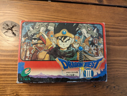 Dragon's Quest 3 III - Nintendo Famicom - Complete