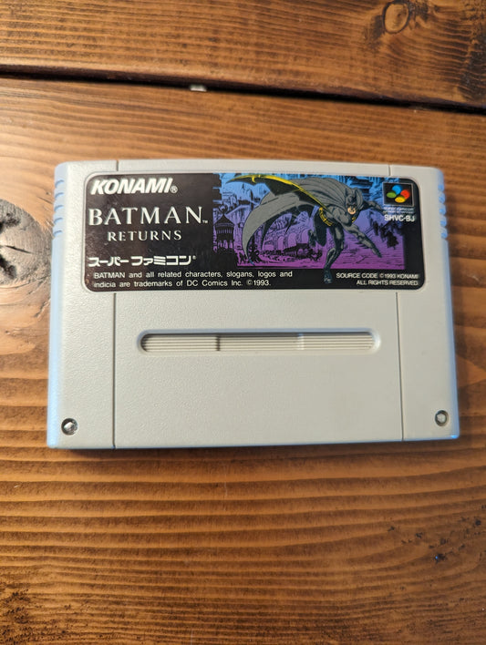 Batman Returns - Nintendo Super Famicom - Loose Cart