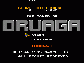 Tower of Druaga, The - Nintendo Famicom - Complete