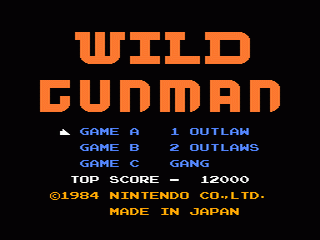 Wild Gunman - Nintendo Famicom - Complete