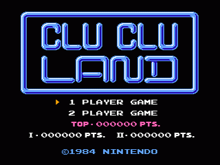 Clu Clu Land - Nintendo Famicom - Complete