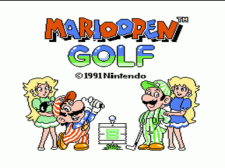 Mario Open Golf - Nintendo Famicom - Complete