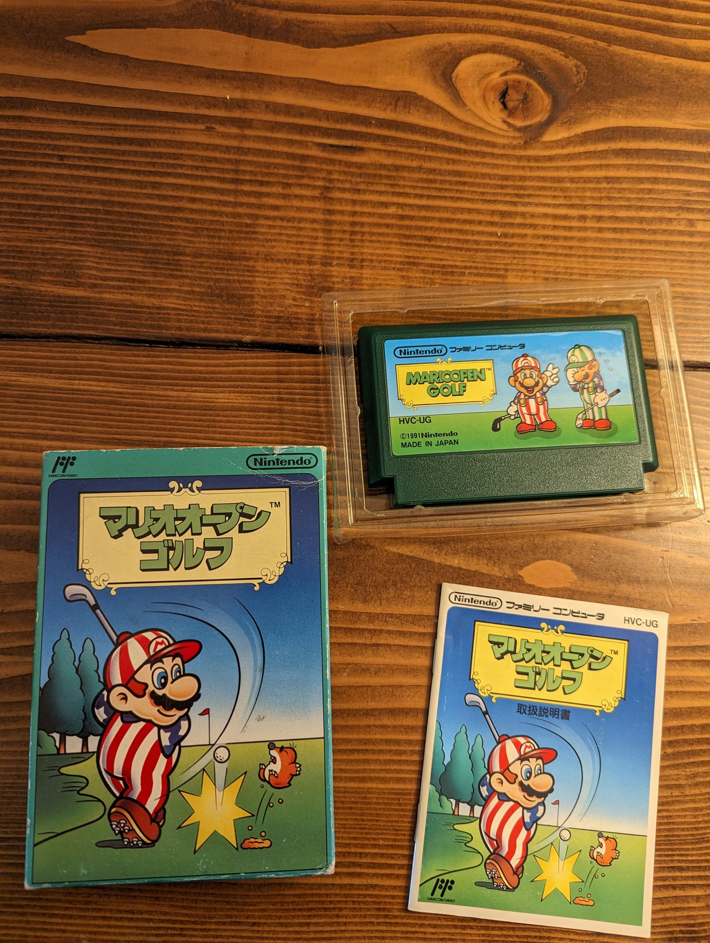 Mario Open Golf - Nintendo Famicom - Complete