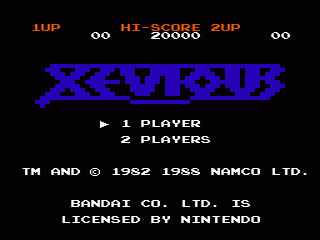 Xevious - Nintendo Famicom - Complete