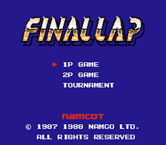 Final Lap - Nintendo Famicom - Complete